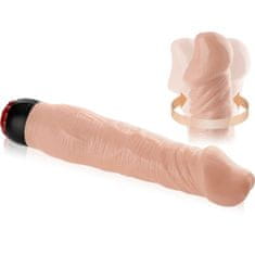 XSARA Rotační vibrátor - dildo s pohyblivou špičkou - 76858431