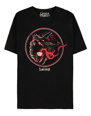 Tričko Game of Thrones: House of the Dragon - Targaryen Dragon (velikost XL)