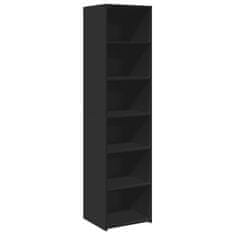 Vidaxl Skříň highboard černá 45 x 41 x 185 cm kompozitní dřevo