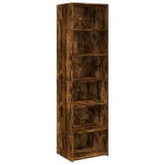 Vidaxl Skříň highboard kouřový dub 50 x 41 x 185 cm kompozitní dřevo