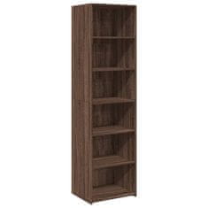 Vidaxl Skříň highboard hnědý dub 50 x 41 x 185 cm kompozitní dřevo