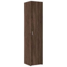 Vidaxl Skříň highboard hnědý dub 40 x 42,5 x 185 cm kompozitní dřevo