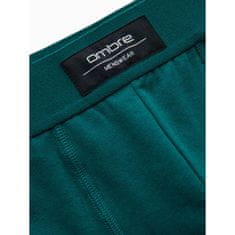 OMBRE Pánské jednobarevné boxerky BASIC s elastanem 3 pack mix MDN126468 M