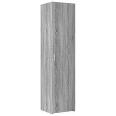 Vidaxl Skříň highboard šedá sonoma 45 x 42,5 x 185 cm kompozitní dřevo