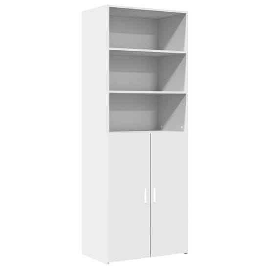 Vidaxl Skříň highboard bílá 70 x 42,5 x 185 cm kompozitní dřevo