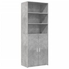 Vidaxl Skříň highboard betonově šedá 70x42,5x185 cm kompozitní dřevo