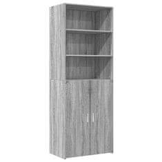 Vidaxl Skříň highboard šedá sonoma 70 x 42,5 x 185 cm kompozitní dřevo