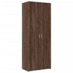 Vidaxl Skříň highboard hnědý dub 70 x 42,5 x 185 cm kompozitní dřevo