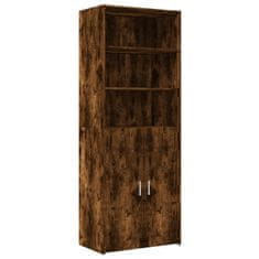 Vidaxl Skříň highboard kouřový dub 70 x 42,5 x 185 cm kompozitní dřevo