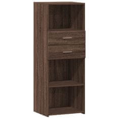 Vidaxl Skříň highboard hnědý dub 45 x 42,5 x 124 cm kompozitní dřevo