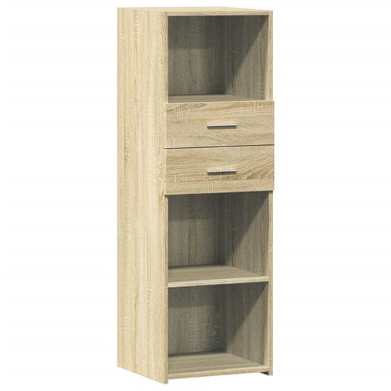 Vidaxl Skříň highboard dub sonoma 40 x 42,5 x 124 cm kompozitní dřevo