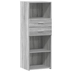 Vidaxl Skříň highboard šedá sonoma 45 x 42,5 x 124 cm kompozitní dřevo