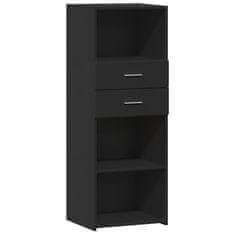 Vidaxl Skříň highboard černá 45 x 42,5 x 124 cm kompozitní dřevo