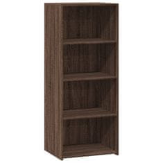 Vidaxl Skříň highboard hnědý dub 50 x 41 x 124 cm kompozitní dřevo