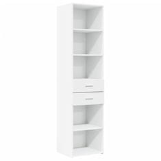 Vidaxl Skříň highboard bílá 45 x 42,5 x 185 cm kompozitní dřevo