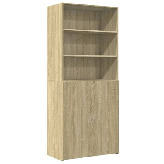 Vidaxl Skříň highboard dub sonoma 80 x 42,5 x 185 cm kompozitní dřevo