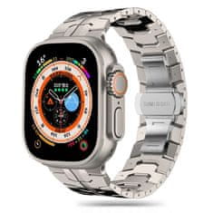 Tech-protect Stainless Line řemínek na Apple Watch 42/44/45/49mm, titanium