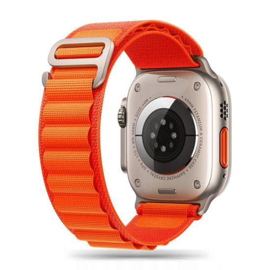 Tech-protect Nylon řemínek na Apple Watch 42/44/45/49mm, orange