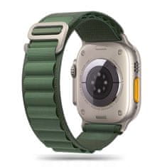 Tech-protect Nylon řemínek na Apple Watch 42/44/45/49mm, military green