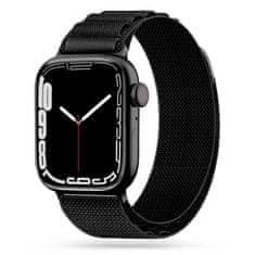 Tech-protect Nylon řemínek na Apple Watch 42/44/45/49mm, black