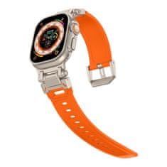 Tech-protect Delta Pro řemínek na Apple Watch 42/44/45/49mm, orange / titanium