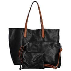 Urban Style Stylový set dámské kabelky a doplňků 3v1 Robina, černá