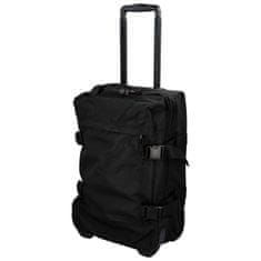 ORMI Látková cestovní taška na kolečkách Hicham, černá