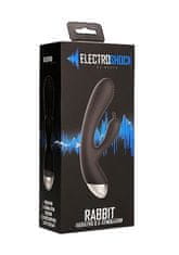 PRETTY LOVE E-Stimulation Rabbit Vibrator - Black