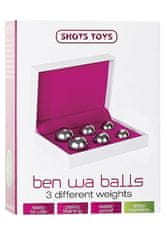 Shots Toys Ben Wa Balls Set - Stříbrná