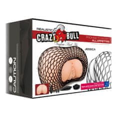 Crazy Bull Masturbátor Realistický Zadeček Vibrace