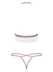 Obsessive Spodní Prádlo-Lilyanne Set 2Dílný Bílý L/Xl