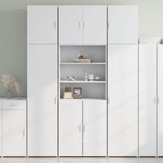 shumee vidaXL Skříň highboard bílá 80 x 42,5 x 249 cm kompozitní dřevo