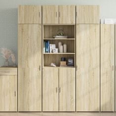 shumee vidaXL Skříň highboard dub sonoma 70 x 42,5 x 185 cm kompozitní dřevo