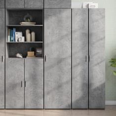 Vidaxl Skříň highboard betonově šedá 50x42,5x185 cm kompozitní dřevo