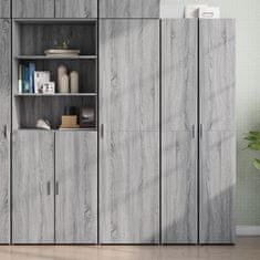 Vidaxl Skříň highboard šedá sonoma 50 x 42,5 x 185 cm kompozitní dřevo