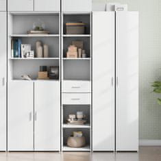 shumee vidaXL Skříň highboard bílá 40 x 42,5 x 185 cm kompozitní dřevo