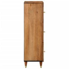 Petromila Skříň highboard 40 x 33 x 110 cm masivní mangovníkové dřevo