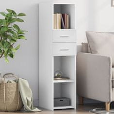 Vidaxl Skříň highboard bílá 30 x 42,5 x 124 cm kompozitní dřevo