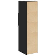 Vidaxl Skříň highboard černá 30 x 42,5 x 124 cm kompozitní dřevo