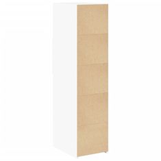 Vidaxl Skříň highboard bílá 30 x 42,5 x 124 cm kompozitní dřevo