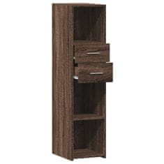 Vidaxl Skříň highboard hnědý dub 30 x 42,5 x 124 cm kompozitní dřevo