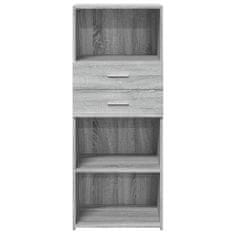 Vidaxl Skříň highboard šedá sonoma 50 x 42,5 x 124 cm kompozitní dřevo