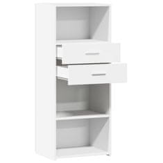 Vidaxl Skříň highboard bílá 50 x 42,5 x 124 cm kompozitní dřevo