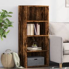 shumee vidaXL Skříň highboard kouřový dub 50 x 41 x 124 cm kompozitní dřevo