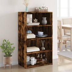 Vidaxl Skříň highboard kouřový dub 70 x 41 x 124 cm kompozitní dřevo