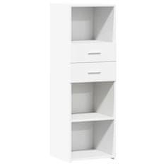 Vidaxl Skříň highboard bílá 40 x 42,5 x 124 cm kompozitní dřevo