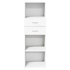 Vidaxl Skříň highboard bílá 40 x 42,5 x 124 cm kompozitní dřevo