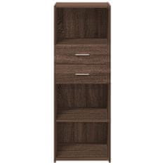 Vidaxl Skříň highboard hnědý dub 45 x 42,5 x 124 cm kompozitní dřevo