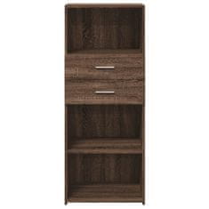 Vidaxl Skříň highboard hnědý dub 45 x 42,5 x 124 cm kompozitní dřevo