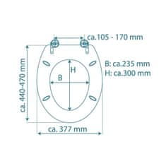 Eisl Duroplastové sedátko se zpomalovacím mechanismem SOFT-CLOSE Bílé